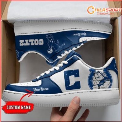 Indianapolis Colts NFL Air Low Top AF1 Sneakers Shoes Stylish Gift Ideas for Fans - soulcals