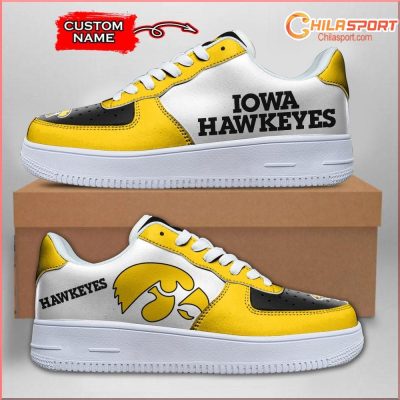 Iowa Hawkeyes NCAA Air Low Top AF1 Sneakers Stylish Shoes for Men and Women Fans - soulcals
