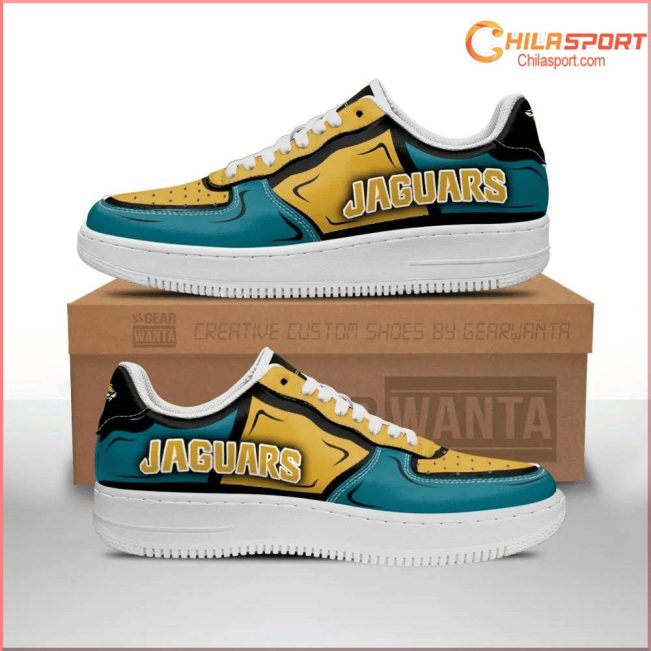 Jacksonville Jaguars NFL Air Low Top AF1 Sneakers Stylish Fan Shoes for Men and Women - soulcals