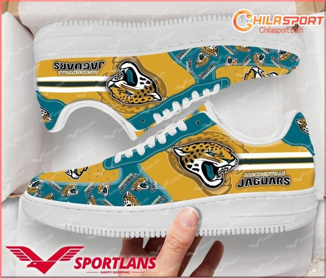 Jacksonville Jaguars NFL Air Low Top AF1 Sneakers Stylish Sports Shoes For Men Women Comfortable Gif - soulcals
