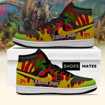 Jurassic Park Air Jordan 1 Sneaker - soulcals.com