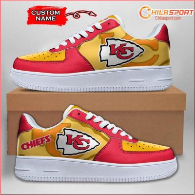 Kansas City Chiefs NFL Air Low Top AF1 Sneakers Perfect Gift For Stylish Men And Women - soulcals