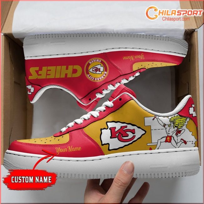 Kansas City Chiefs NFL Air Low Top AF1 Sneakers Shoes Stylish Comfort For Men And Women - soulcals