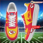 Kansas City Chiefs NFL Air Low Top AF1 Sneakers Shoes Stylish Fan Gear For Men And Women - soulcals