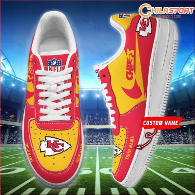 Kansas City Chiefs NFL Air Low Top AF1 Sneakers Shoes Stylish Fan Gear For Men And Women - soulcals