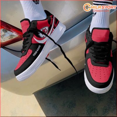 Kansas City Chiefs Personalized Air Force One Shoes Unique Fan Gift Idea - soulcals