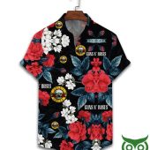 Kry72fyf 134 Guns N Roses Flowers Black Flip Flops And Combo Hawaiian Shirt Shorts.jpg - demo10