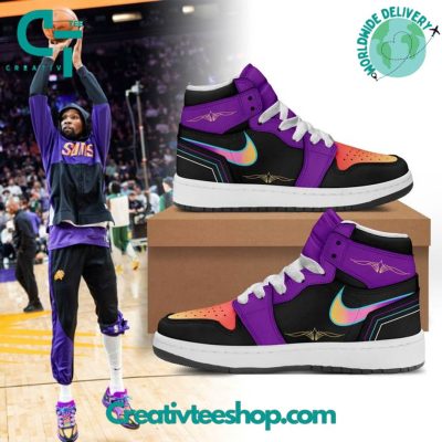 Phoenix Suns Special Edition Purple Air Jordan 1 Sneaker - Creativteeshop