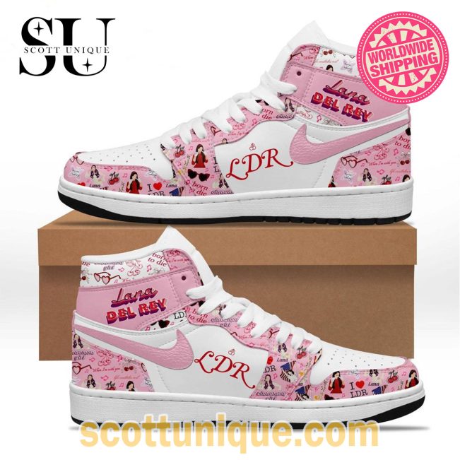 Lana Del Rey Nike Air Jordan 1 High Top Sneaker -Soulcals.com