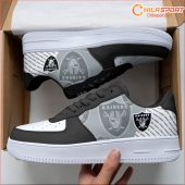 Las Vegas Raiders AF1 Shoes Stylish Football Fan Gear - soulcals