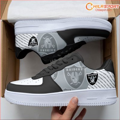 Las Vegas Raiders AF1 Shoes Stylish Football Fan Gear - soulcals
