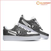 Las Vegas Raiders AF1 Sneakers Stylish Fan Gift Collection - soulcals