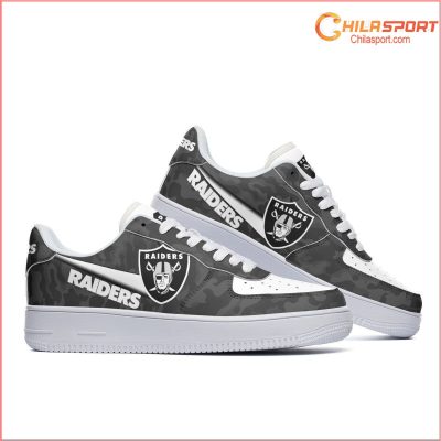 Las Vegas Raiders AF1 Sneakers Stylish Fan Gift Collection - soulcals