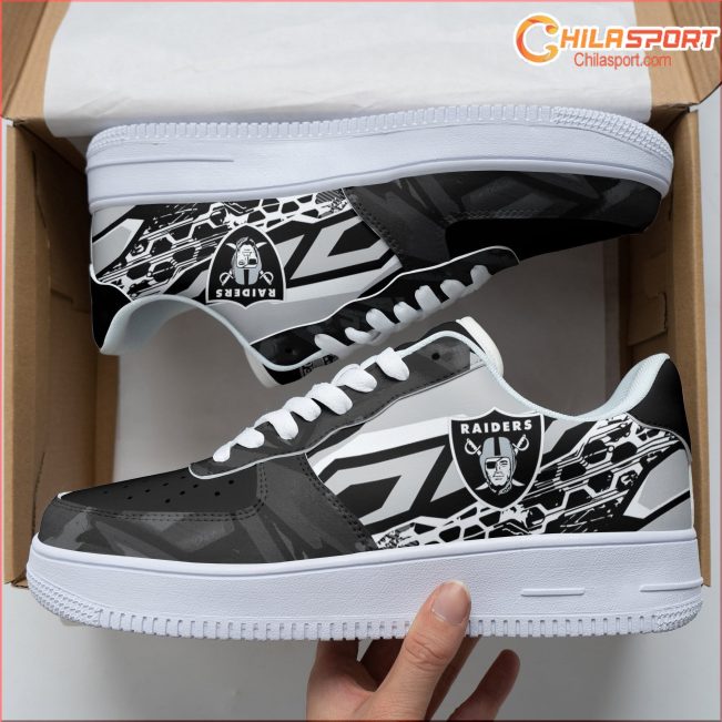 Las Vegas Raiders Air Force 1 Shoes Stylish Sports Collection - soulcals