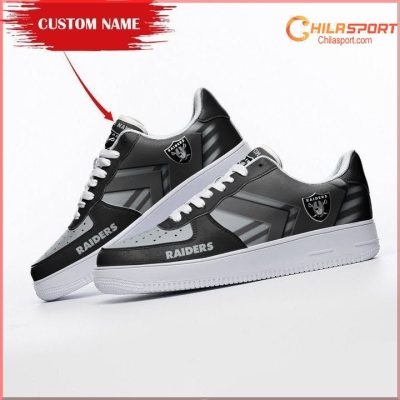 Las Vegas Raiders Air Low Top AF1 Sneakers - Stylish AF1 Gift Footwear For Men Women - soulcals