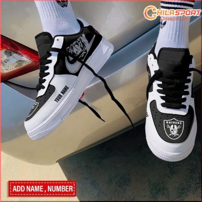Las Vegas Raiders Air Low Top AF1 Sneakers - Stylish AF1 Gift For Men & Women - soulcals