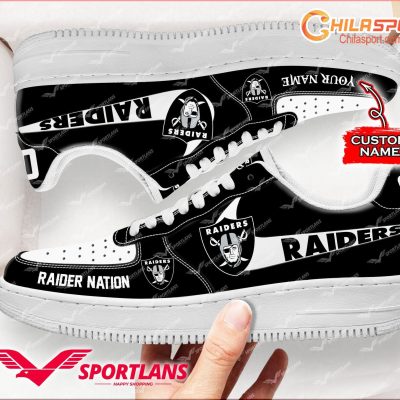 Las Vegas Raiders Air Low Top AF1 Sneakers - Stylish AF1 Gift For Men And Women - soulcals