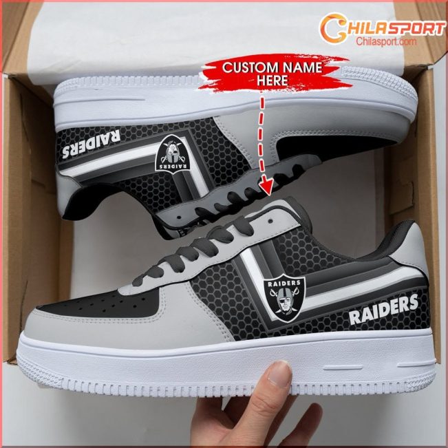 Las Vegas Raiders Air Low Top AF1 Sneakers - Stylish, Comfy Gift - soulcals
