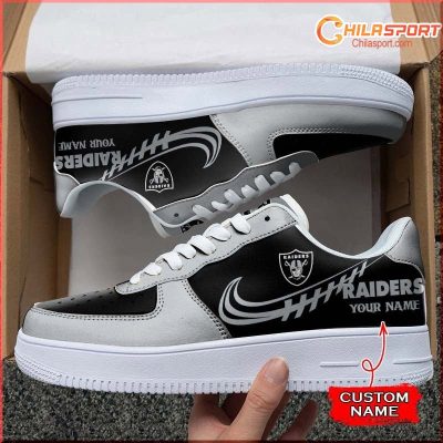 Las Vegas Raiders Air Low Top AF1 Sneakers - Stylish, Trendy NFL Shoes - soulcals