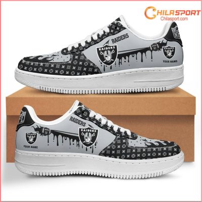 Las Vegas Raiders Air Low Top AF1 Sneakers Stylish Trendy Shoes - soulcals
