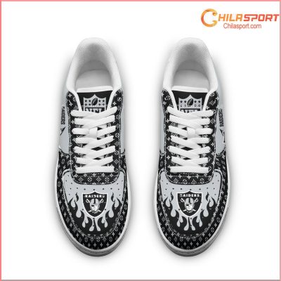 Las Vegas Raiders Air Low Top AF1 Sneakers Stylish Trendy Shoes - soulcals