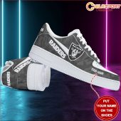Las Vegas Raiders Custom Air Force 1 Sneakers - soulcals