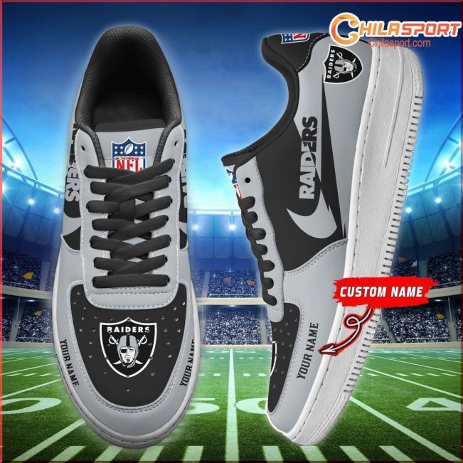 Las Vegas Raiders NFL Air Low Top AF1 Sneakers Shoes for Men and Women Official Gear - soulcals