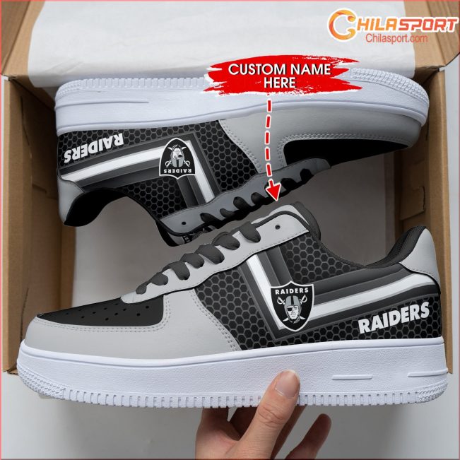 Las Vegas Raiders NFL Air Low Top AF1 Sneakers Shoes for Stylish Comfort and Gift Ideas - soulcals
