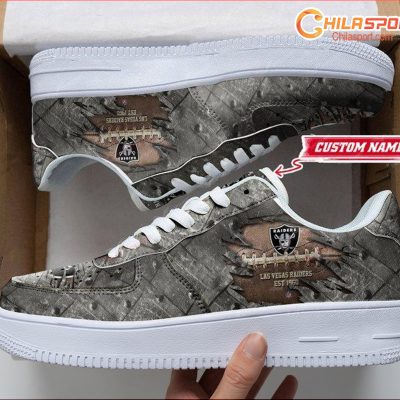 Las Vegas Raiders NFL Air Low Top AF1 Sneakers Shoes for Stylish Men and Women Football Fans - soulcals