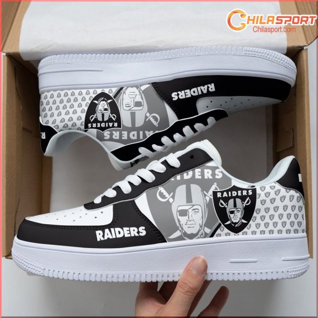 Las Vegas Raiders NFL Air Low Top AF1 Sneakers Shoes Official Fan Gear For Men And Women - soulcals