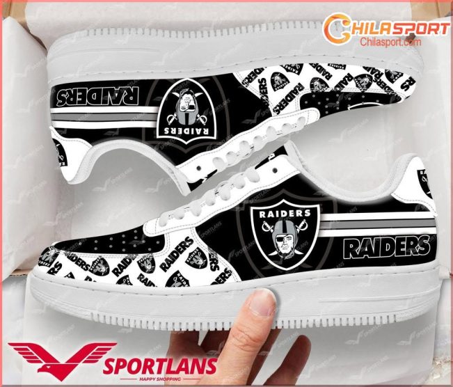 Las Vegas Raiders NFL Air Low Top AF1 Sneakers Shoes Stylish Sports Fan Gift For Men And Women - soulcals