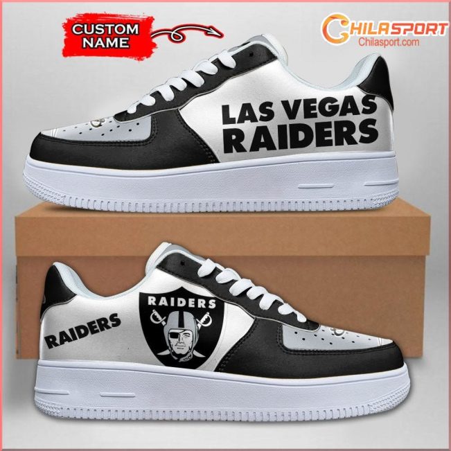 Las Vegas Raiders NFL Air Low Top AF1 Sneakers - Stylish & Trendy - soulcals