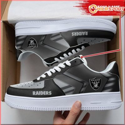 Las Vegas Raiders NFL Air Low Top AF1 Sneakers Stylish AF1 Gift Sale - soulcals
