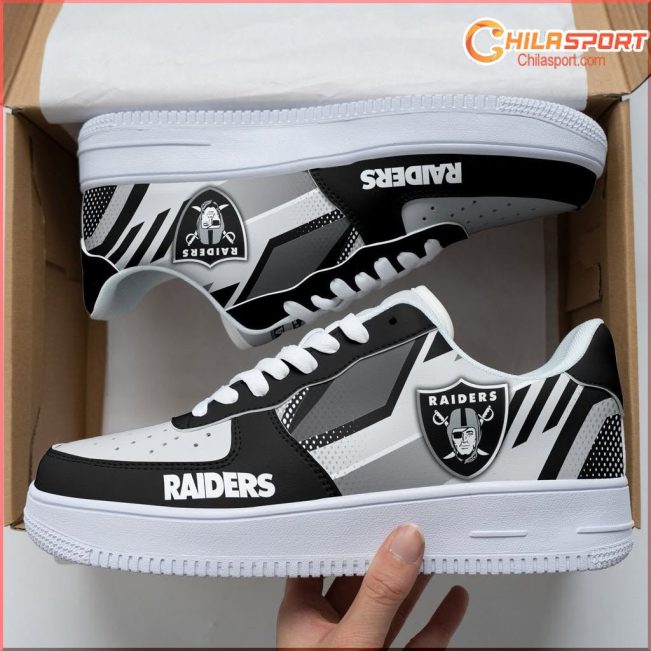 Las Vegas Raiders NFL Air Low Top AF1 Sneakers - Stylish AF1 Trendy Gift For Fans - soulcals