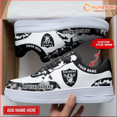 Las Vegas Raiders NFL Air Low Top AF1 Sneakers - Stylish AF1 Trendy Gift Idea - soulcals