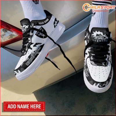 Las Vegas Raiders NFL Air Low Top AF1 Sneakers - Stylish AF1 Trendy Gift Idea - soulcals