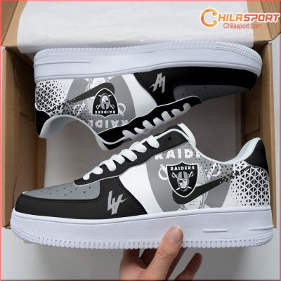 Las Vegas Raiders NFL Air Low Top AF1 Sneakers - Stylish AF1 Trendy Gift New Arrival - soulcals