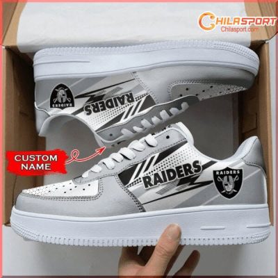 Las Vegas Raiders NFL Air Low Top AF1 Sneakers Stylish Fan Gear Sale - soulcals