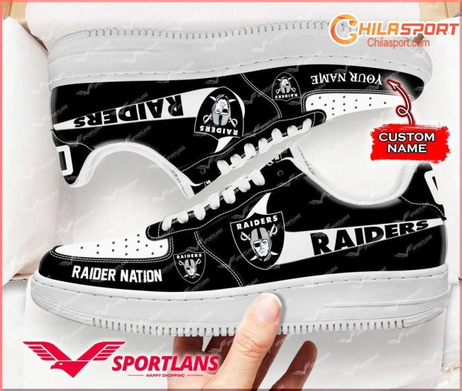 Las Vegas Raiders NFL Air Low Top AF1 Sneakers Stylish Fan Shoes For Men And Women Gift Idea - soulcals