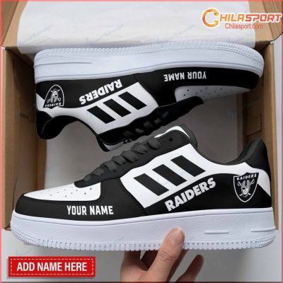 Las Vegas Raiders NFL Air Low Top AF1 Sneakers Stylish Footwear for Men and Women Gift Idea - soulcals