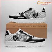 Las Vegas Raiders NFL Air Low Top AF1 Sneakers Stylish Trendy AF1 Gift Idea - soulcals