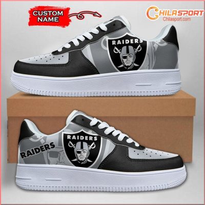 Las Vegas Raiders NFL Air Low Top AF1 Sneakers - Stylish Trendy Fans - soulcals