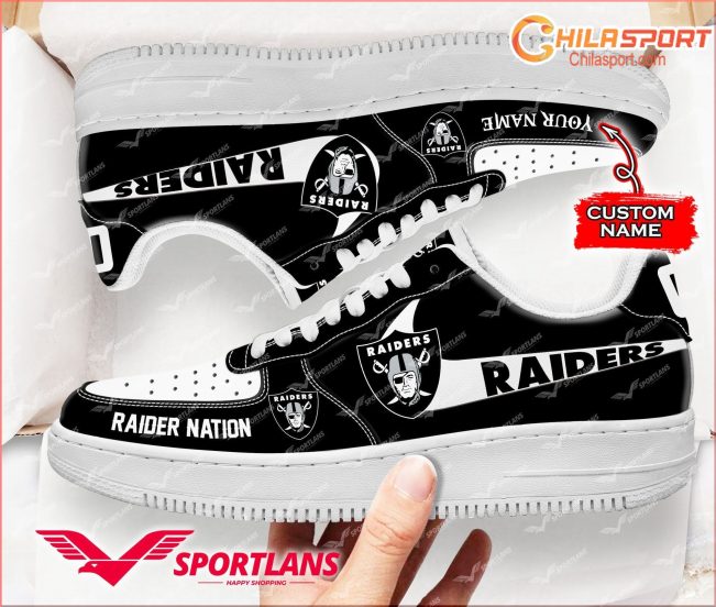 Las Vegas Raiders NFL Shoes Personalized Stylish Fan Gear - soulcals