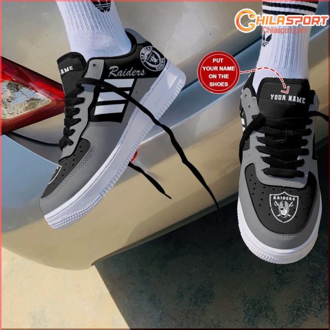 Las Vegas Raiders Personalized AF1 Shoes Unique Gift for Stylish Fans - soulcals