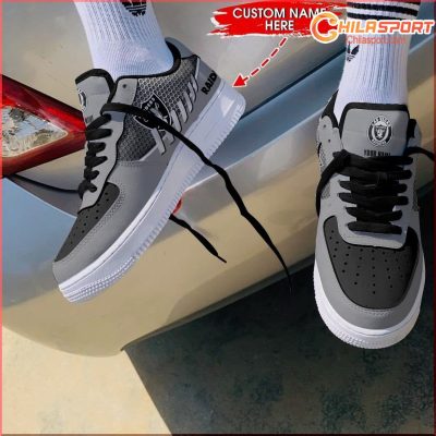 Las Vegas Raiders Personalized Air Force One Shoes Stylish Fan Gifts - soulcals
