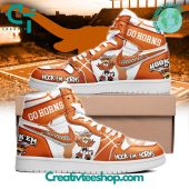 Texas Longhorns Go Horns Air Jordan 1 Sneaker - demo10