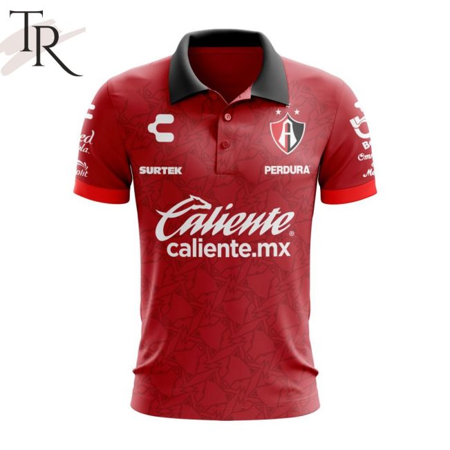 LIGA MX Atlas F.C 2023 - 2024 Away Polo Shirt - soulcals.com