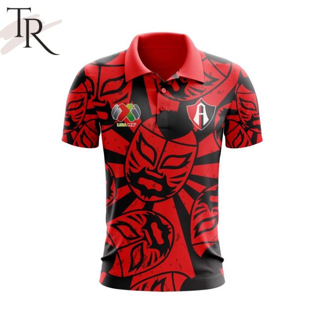 LIGA MX Atlas F.C Special Lucha Libre Design Polo Shirt - soulcals.com