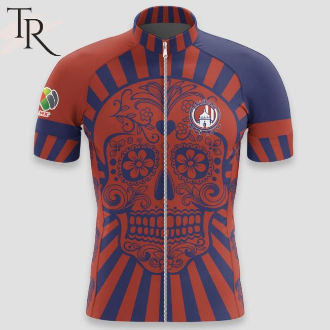 LIGA MX Atletico San Luis Special Dia De Muertos Design short and long Cycling Jersey - soulcals.com
