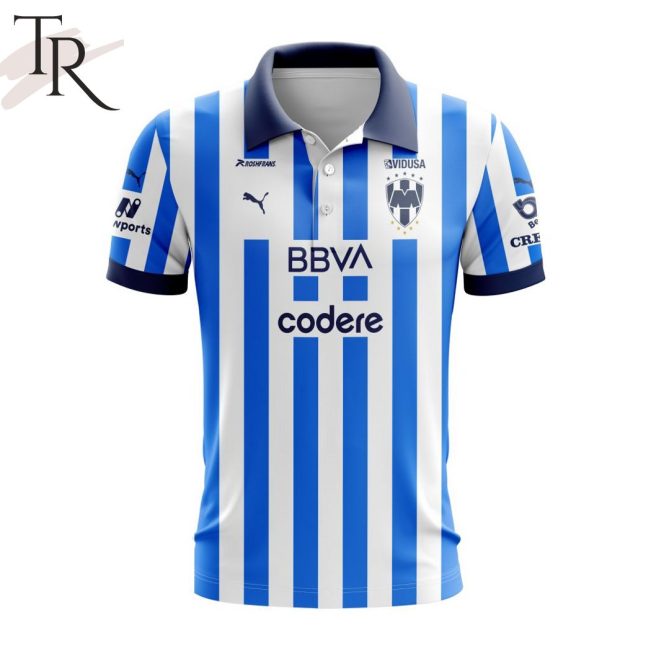 LIGA MX C.F. Monterrey 2023-2024 Home Polo Shirt - soulcals.com